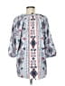 N Touch Gray 3/4 Sleeve Blouse Size M - photo 2