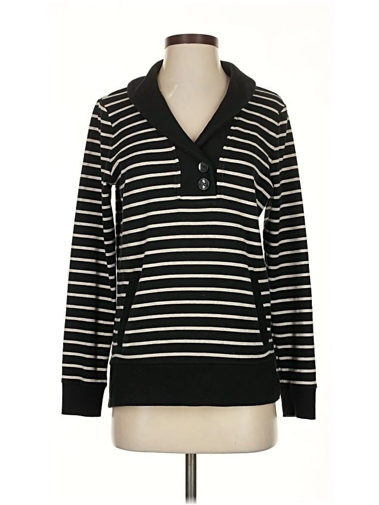 Pre-owned Banana Republic Factory Store Pullover Sweater In Black