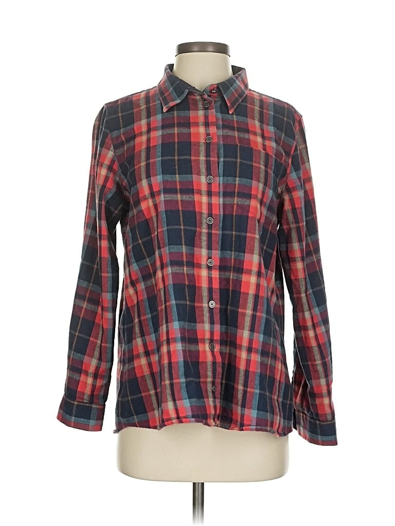 Pre-owned Barbour Long Sleeve Button Down Shirt In Red