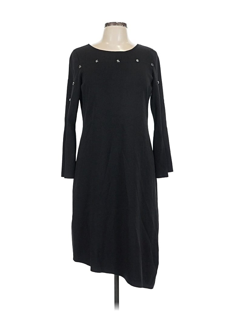 Pre-owned Nic + Zoe Casual Dress In Black
