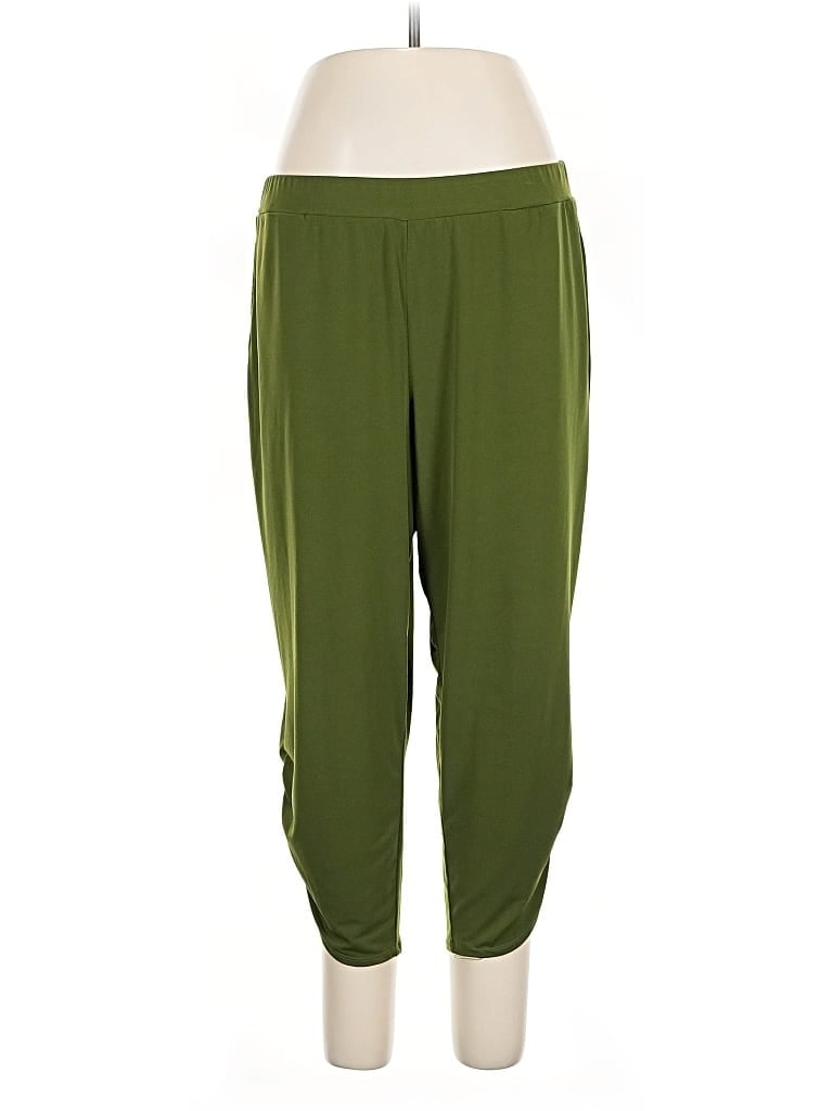 Pre-owned Susan Graver Active Pants In Green