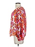 Trina Turk 100% Recycled Polyester Orange Long Sleeve Blouse Size S - photo 5