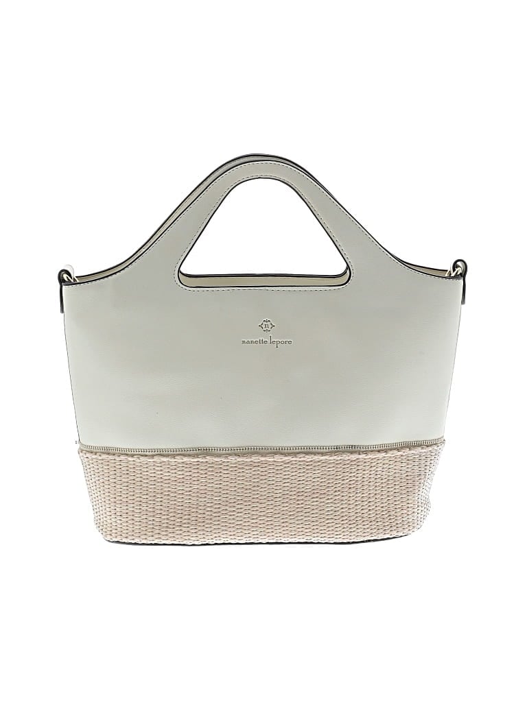 Pre-owned Nanette Lepore Satchel In White