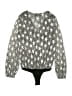 Buddy Love 100% Polyester Silver Bodysuit Size M - photo 2
