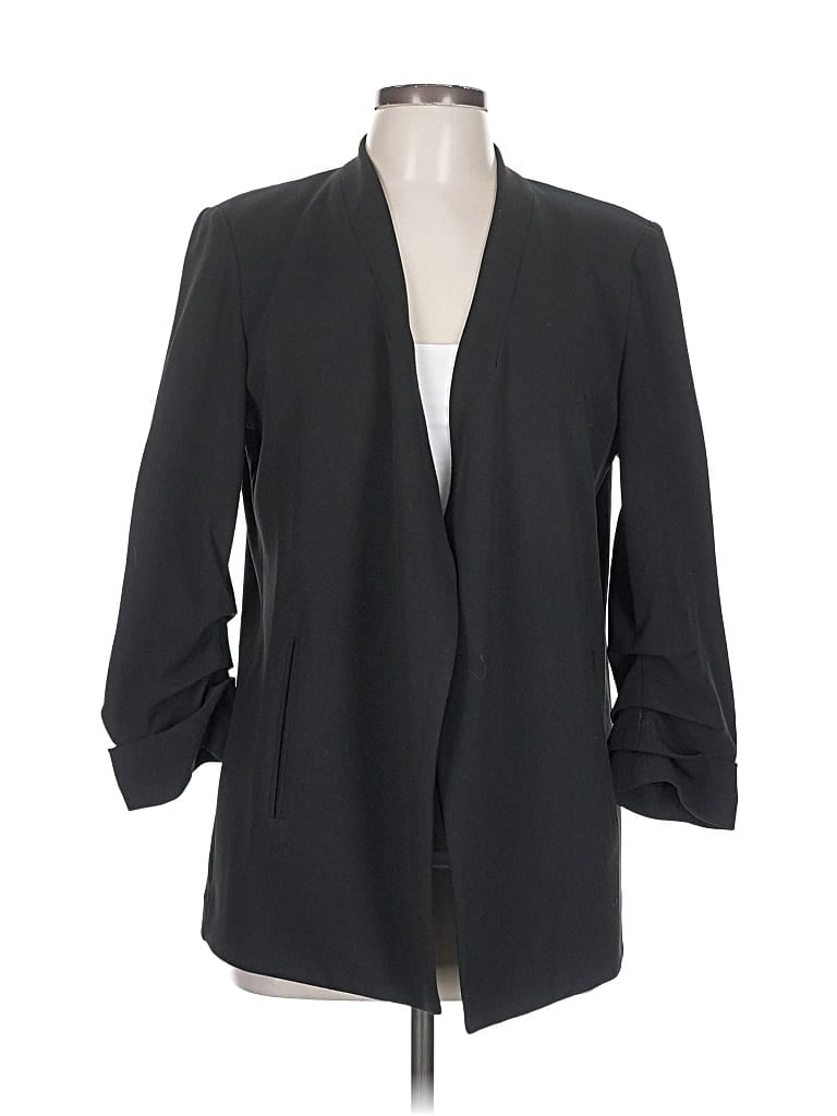 Pre-owned T Tahari Blazer Jacket In Black