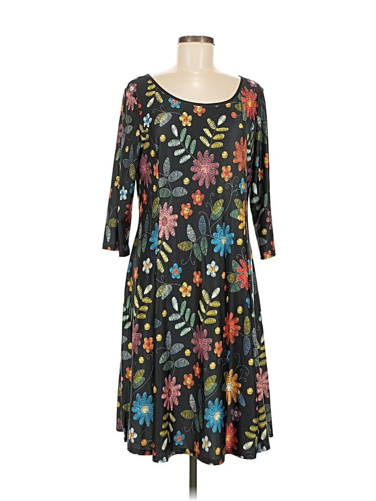 Pre-owned Lily By Firmiana Casual Dress In Black