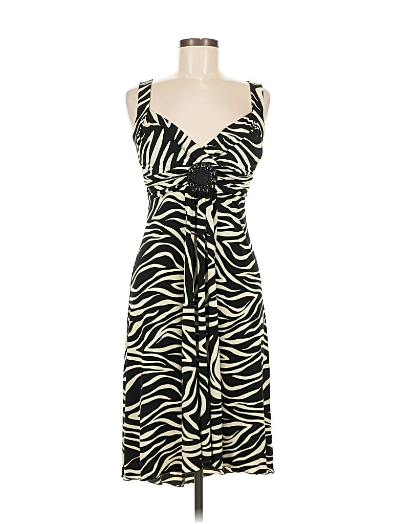 Pre-owned En Focus Studio Casual Dress In Black