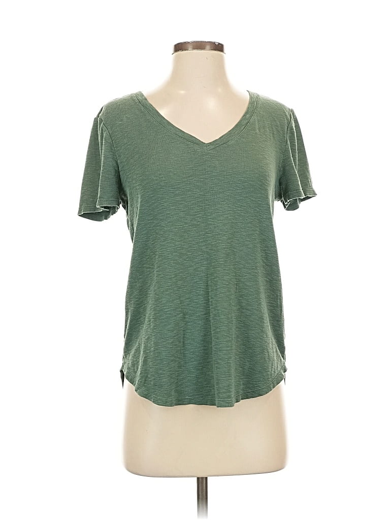 Pre-owned Marled By Reunited Short Sleeve T-shirt In Green