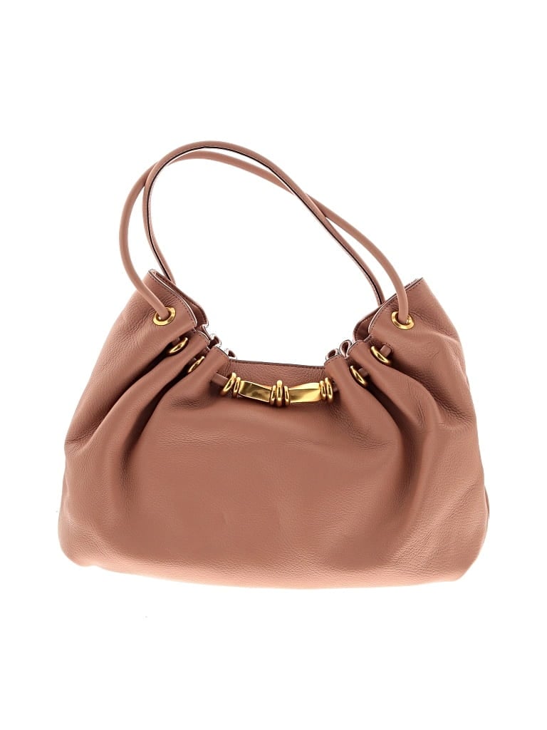 Pre-owned Donna Karan Leather Hobo Bag In Brown