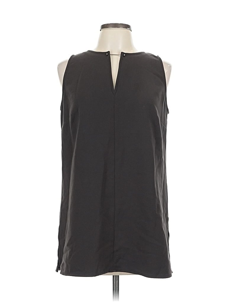 Pre-owned W By Worth Sleeveless Blouse In Gray