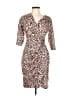 Unbranded Animal Print Tan Cocktail Dress Size M - photo 1