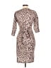 Unbranded Animal Print Tan Cocktail Dress Size M - photo 2