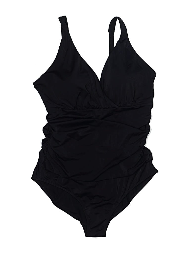 Pre-owned Boden One Piece Swimsuit In Black