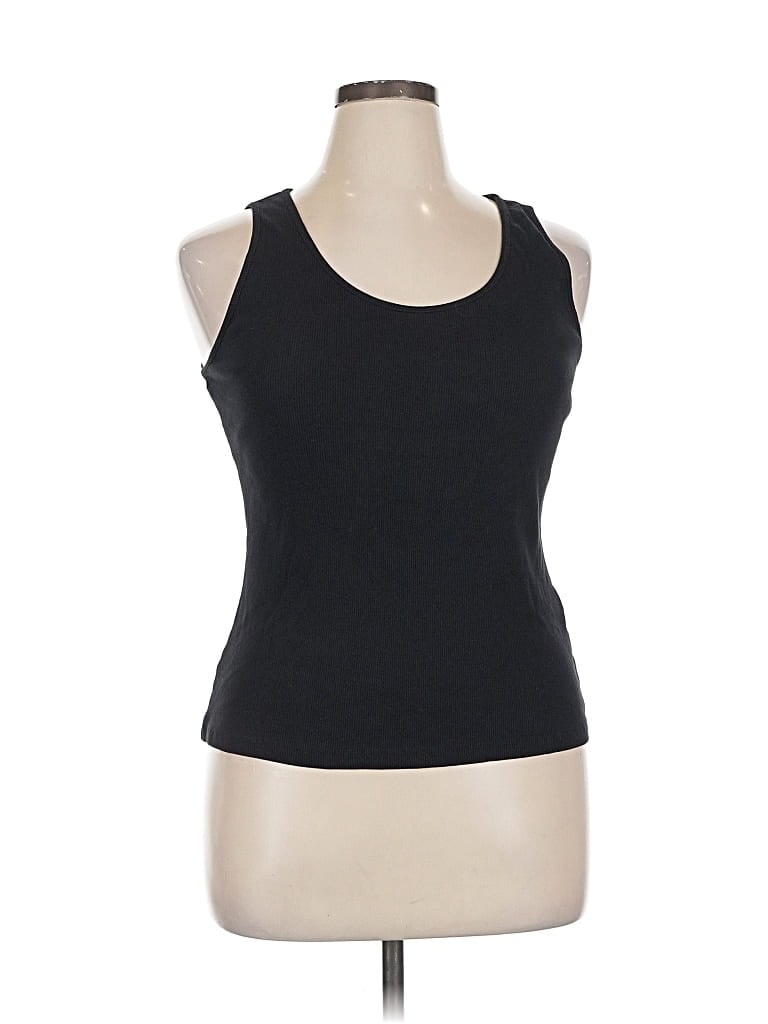 Pre-owned H&m Tank Top Black Halter Neckline Tops