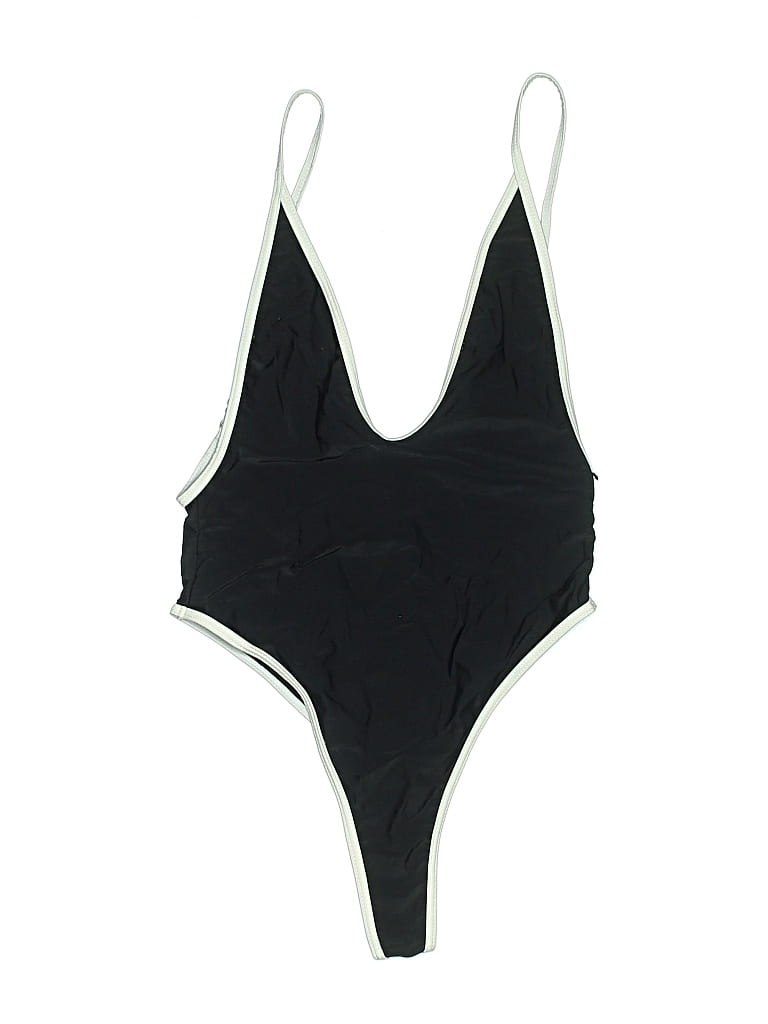 Pre-owned Unbranded One Piece Swimsuit In Black
