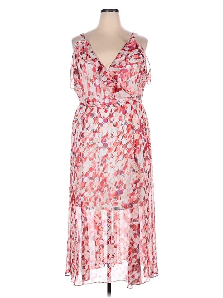 Pre-owned Lane Bryant Cocktail Dress In Pink