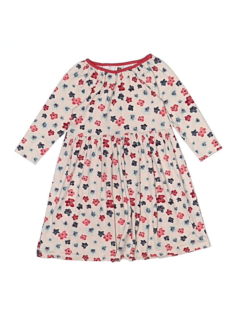Pre-owned Tea Kids' Dress In Pink