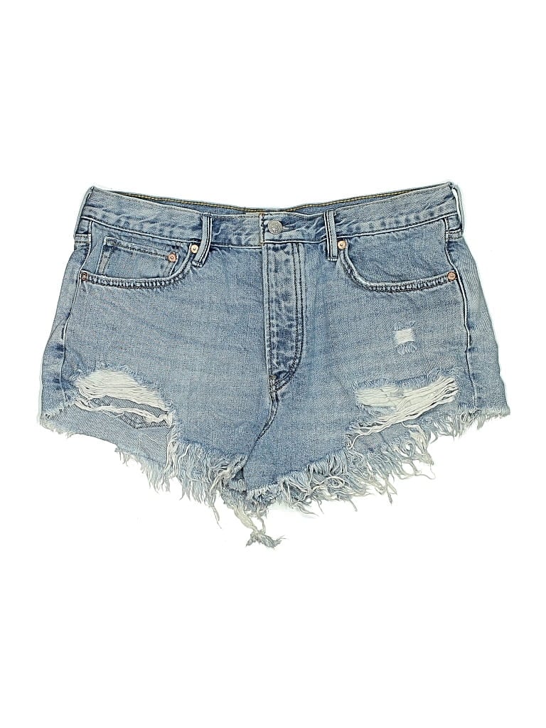 Pre-owned We The Free Denim Shorts In Blue