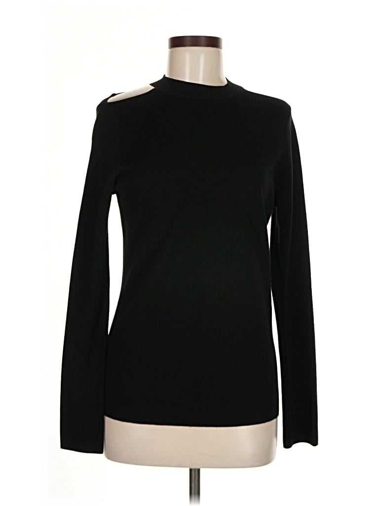 Pre-owned Elie Tahari Turtleneck Sweater In Black