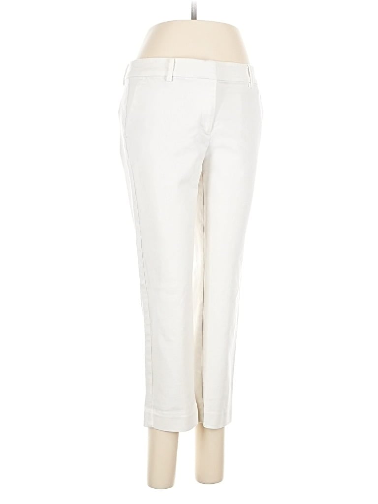 Pre-owned Ann Taylor Loft Dress Pants In White
