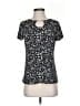 By Design Black Short Sleeve Top Size S - photo 1