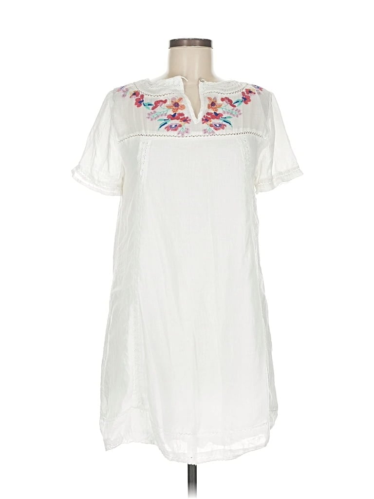 Pre-owned Umgee Casual Dress In White