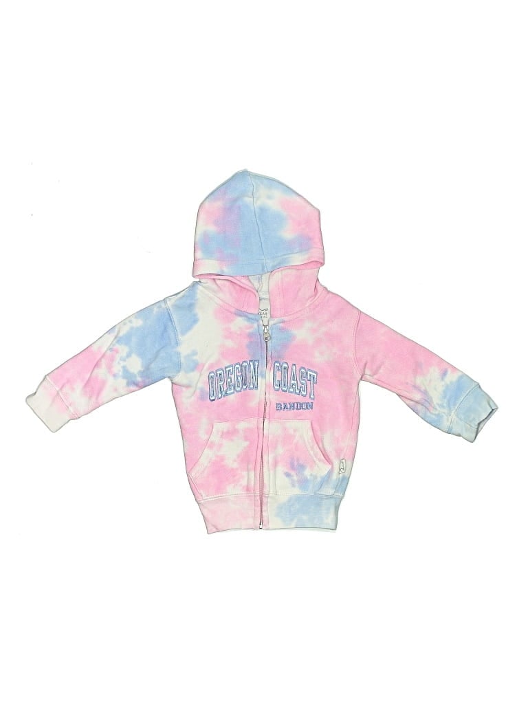 Pre-owned Ragwear Kids' Zip Up Hoodie In Pink