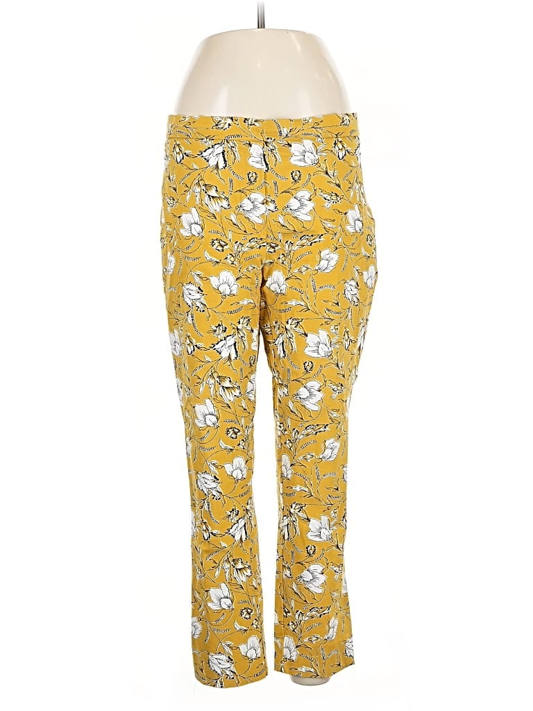 Pre-owned Jules & Leopold Casual Pants In Yellow
