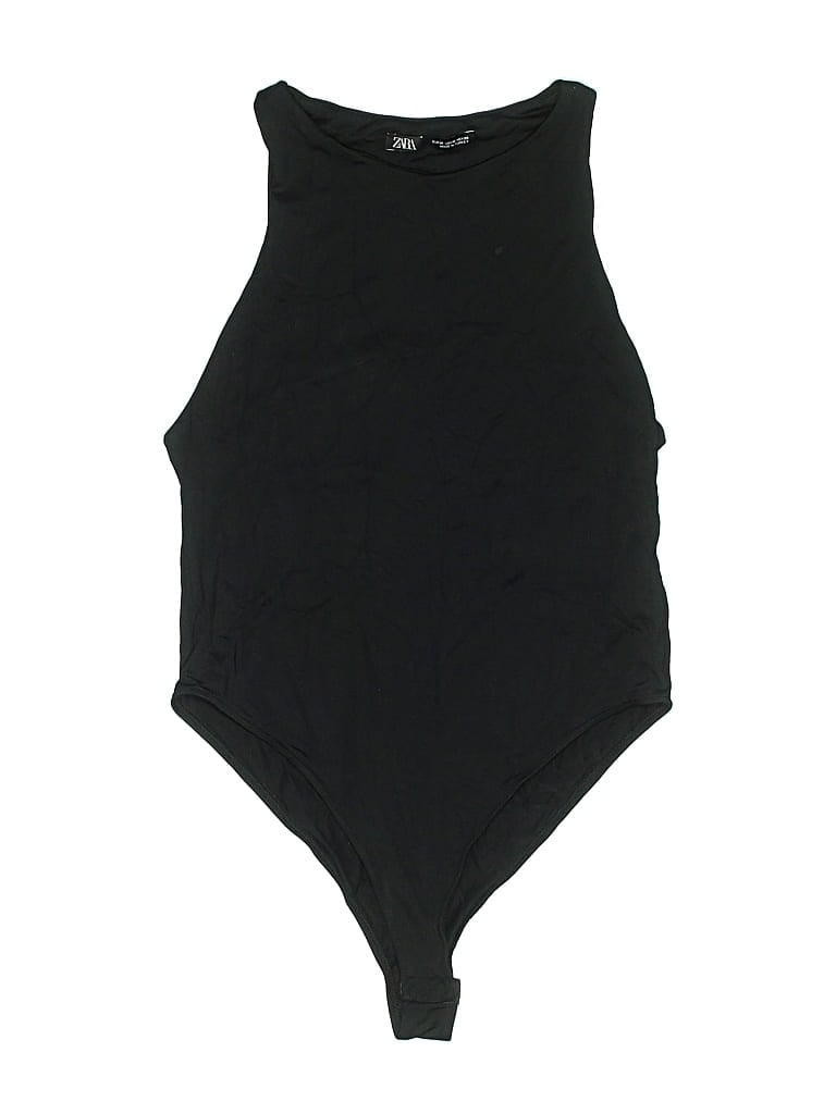 Pre-owned Zara Bodysuit In Black