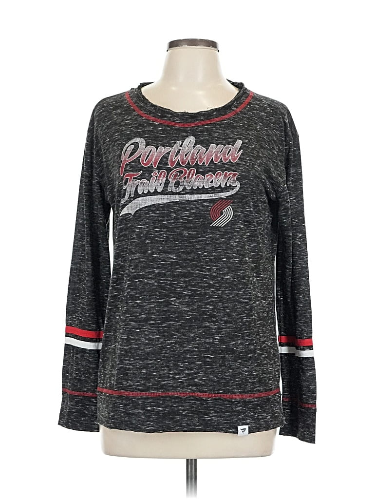 Pre-owned Fanatics Long Sleeve T-shirt In Gray