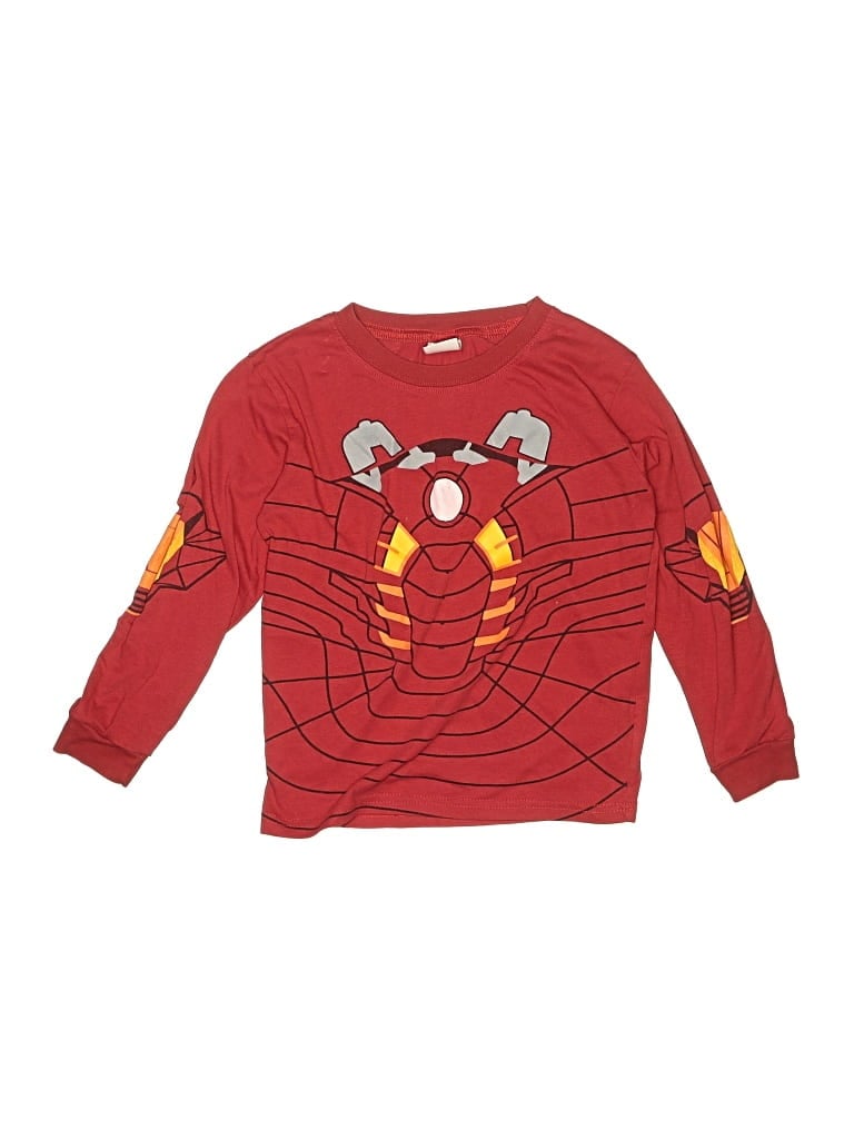 Pre-owned Assorted Brands Kids' Long Sleeve T-shirt In Red