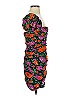 Zara 100% Polyester Floral Orange Cocktail Dress Size XS - photo 4