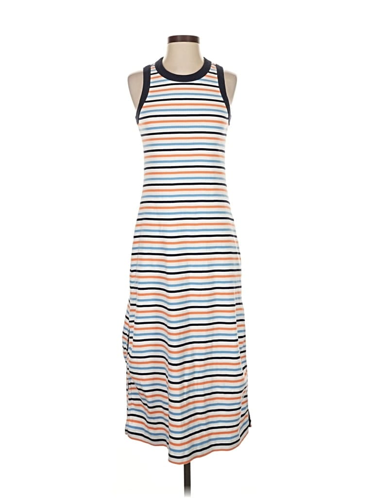 Pre-owned Addison Bay Casual Dress In White