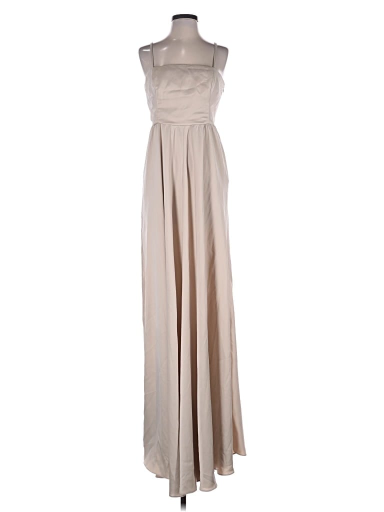 Pre-owned Bhldn Casual Dress In Brown