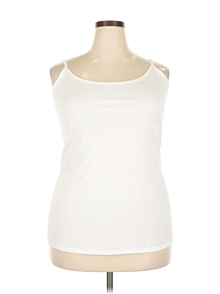 Pre-owned Old Navy Tank Top Ivory Strapless Neckline Tops In White