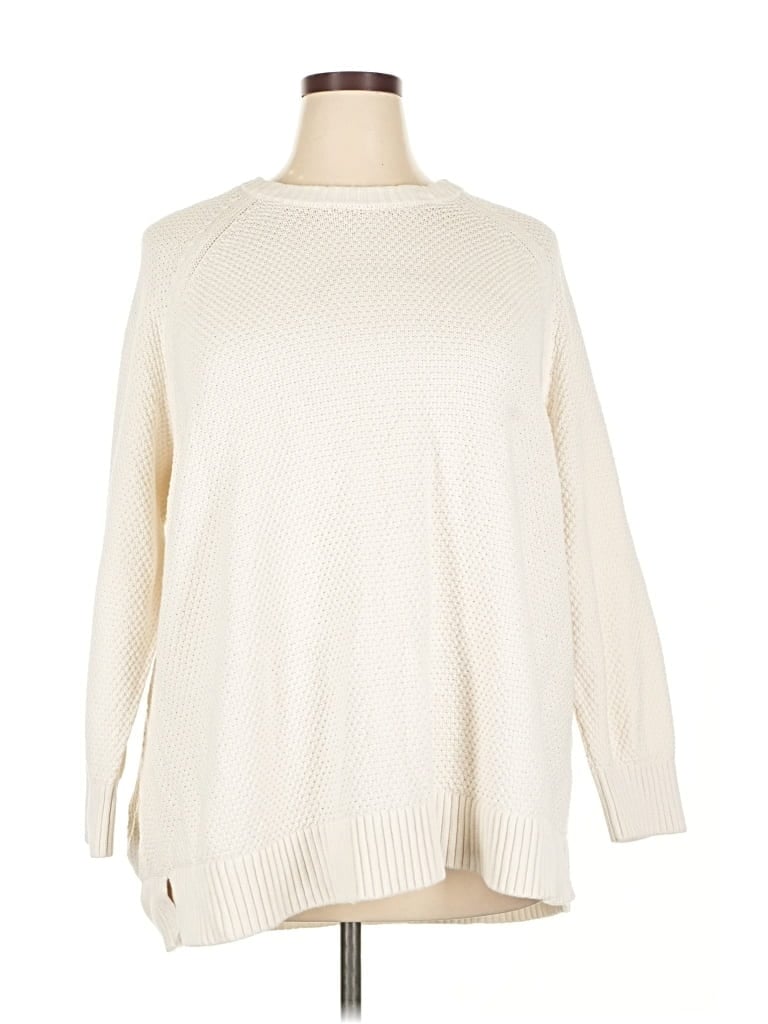 Pre-owned Old Navy Turtleneck Sweater In White