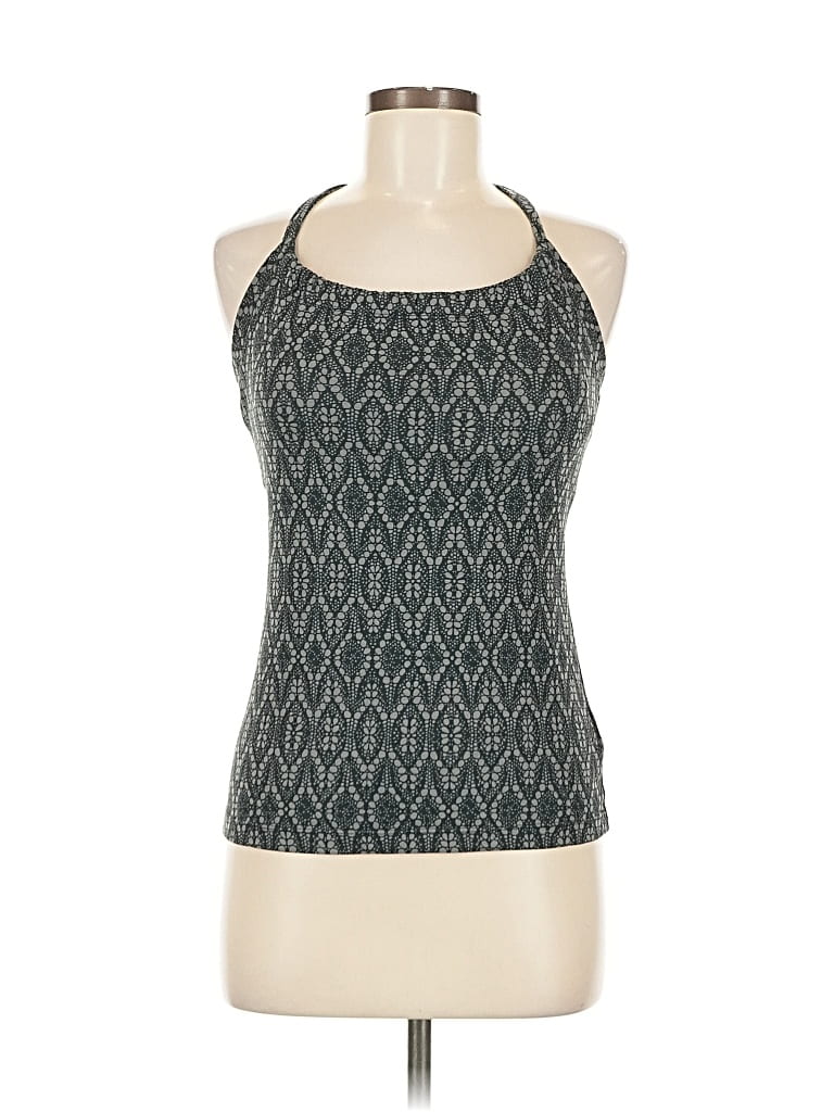 Pre-owned Prana Tank Top Black Halter Neckline Tops
