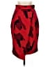H&M 100% Polyester Graphic Red Formal Skirt Size 4 - photo 1