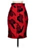 H&M 100% Polyester Graphic Red Formal Skirt Size 4 - photo 2