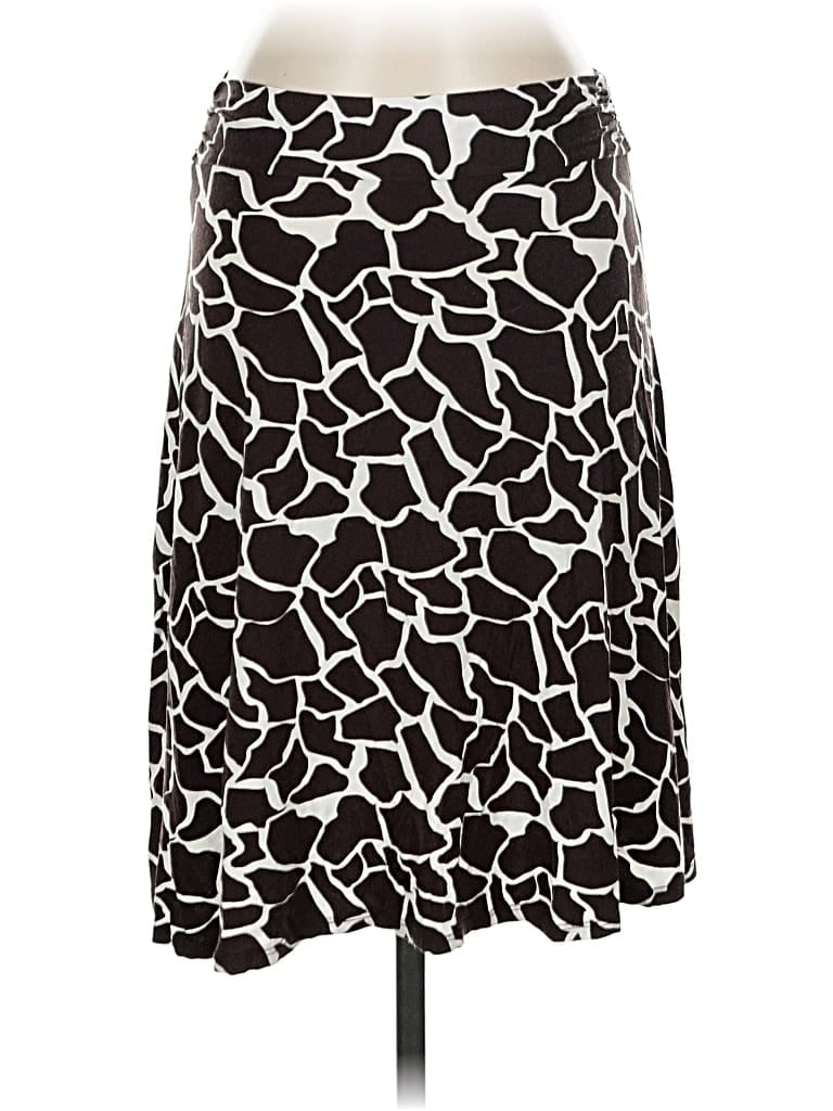 Pre-owned Three Dots Casual Skirt In Black