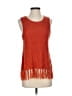 Pepin Orange Sleeveless Top Size S - photo 1