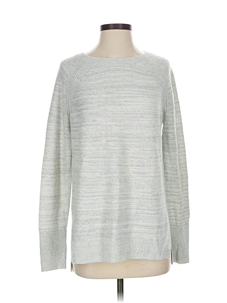 Pre-owned Lou & Grey Pullover Sweater In Silver