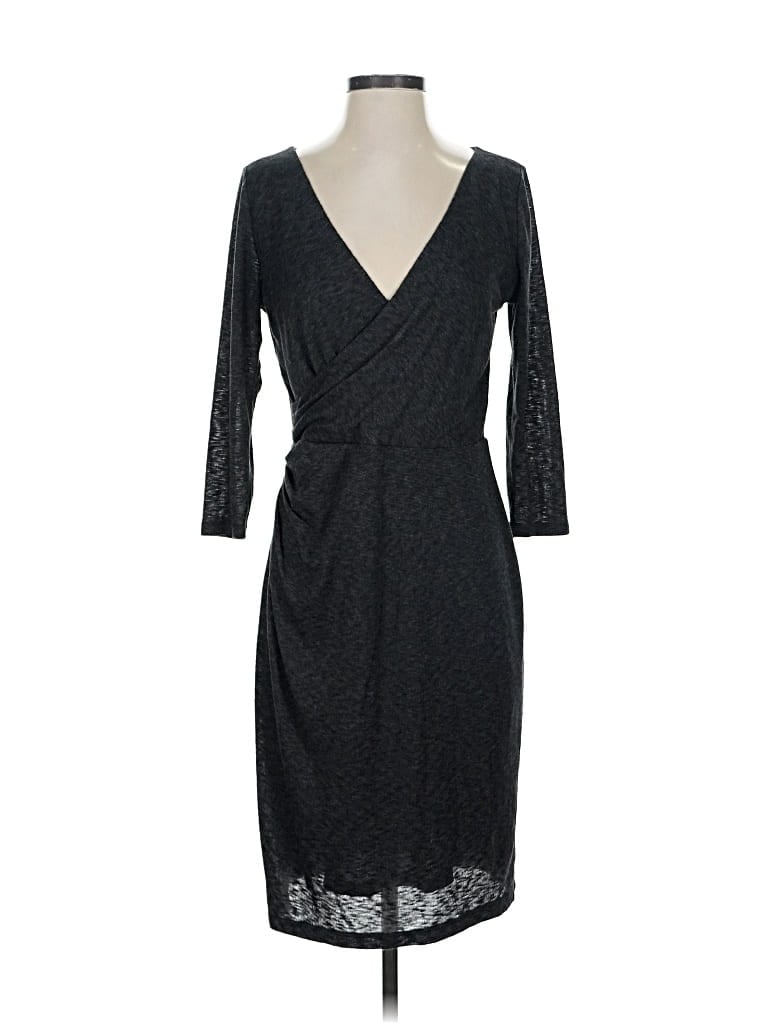 Pre-owned Ann Taylor Loft Cocktail Dress In Gray