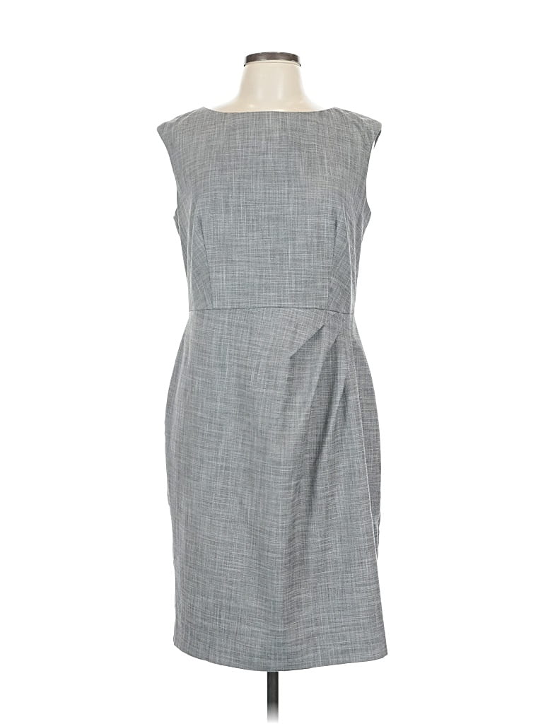 Pre-owned Ann Taylor Casual Dress In Gray