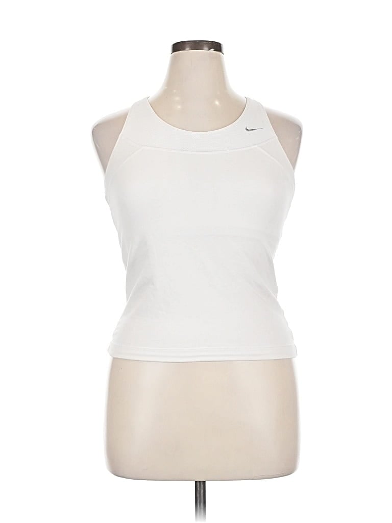 Pre-owned Nike Active Tank Top In White