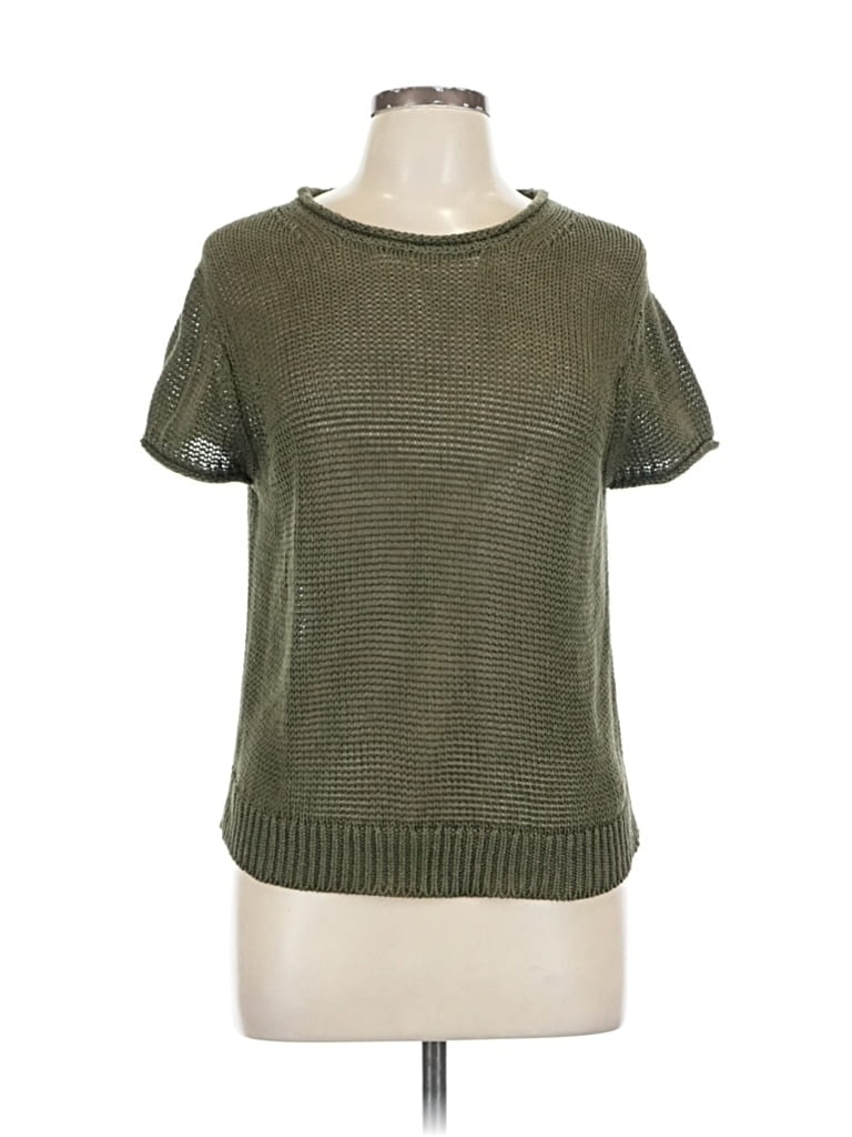 Pre-owned Banana Republic Short Sleeve T-shirt In Green
