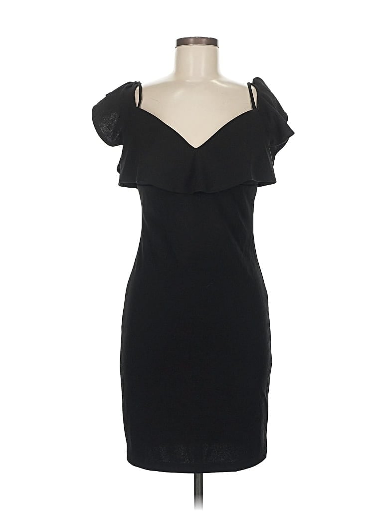 Pre-owned Emerald Sundae Cocktail Dress In Black