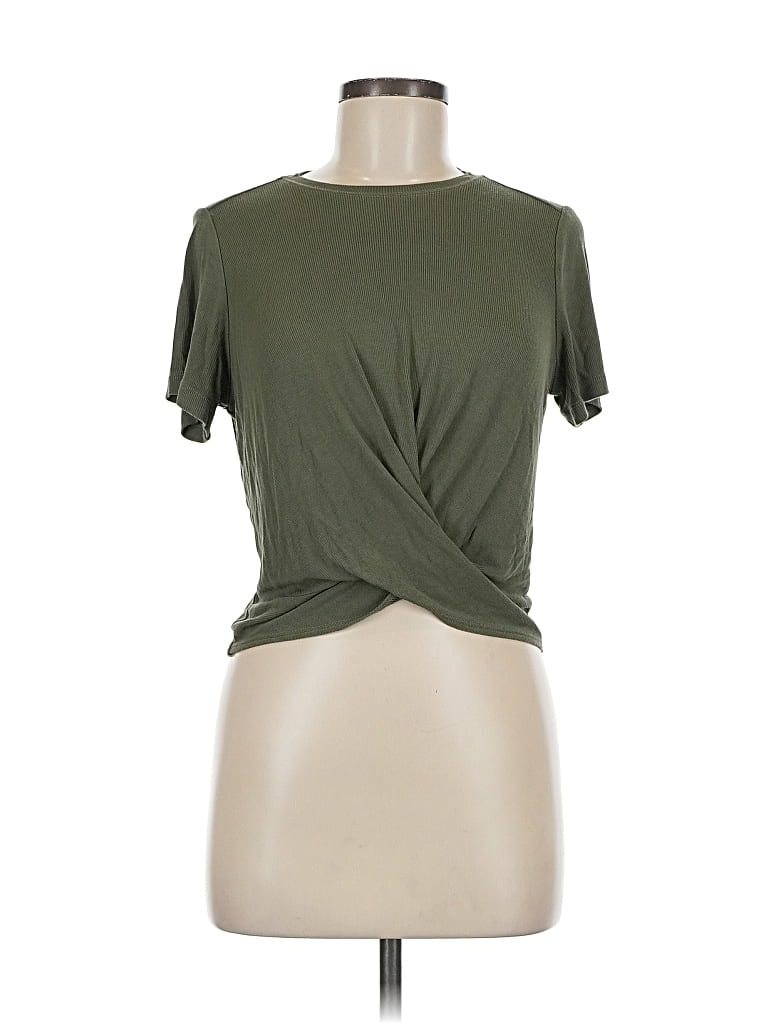 Pre-owned Marine Layer Short Sleeve T-shirt In Green