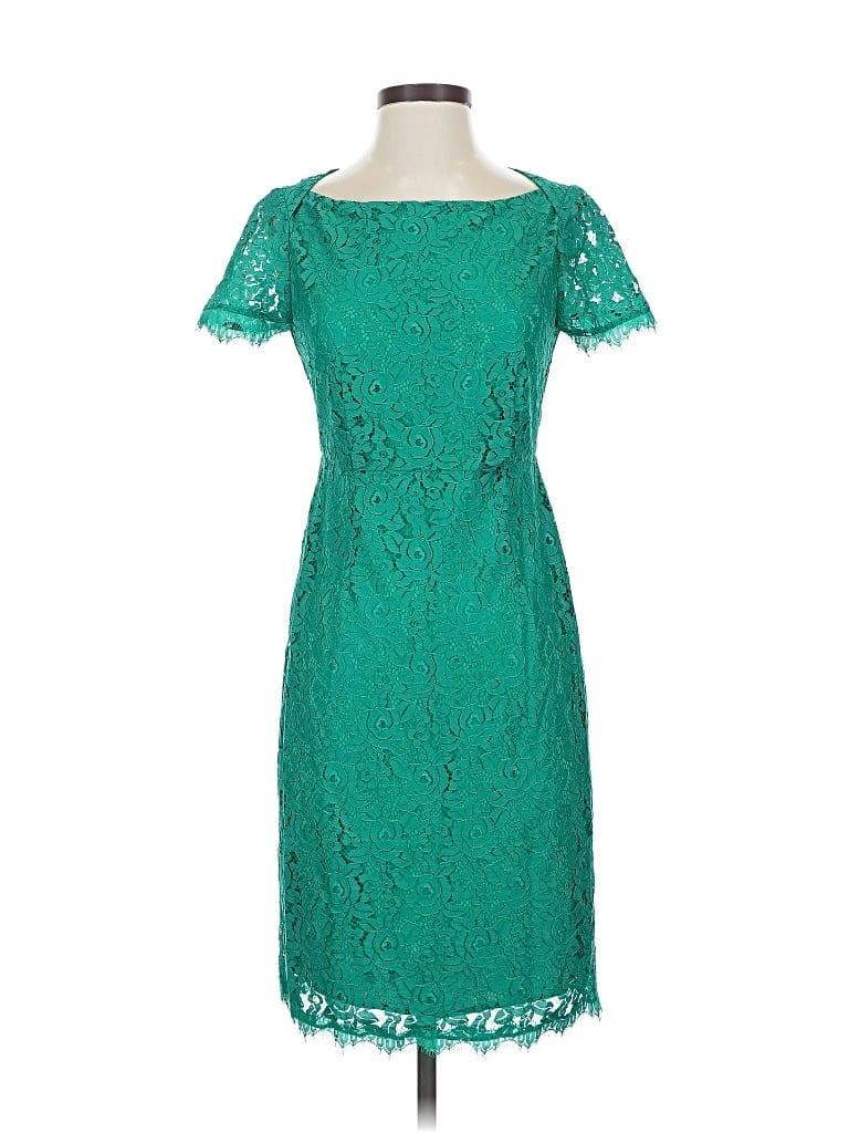 Pre-owned Diane Von Furstenberg Cocktail Dress In Green