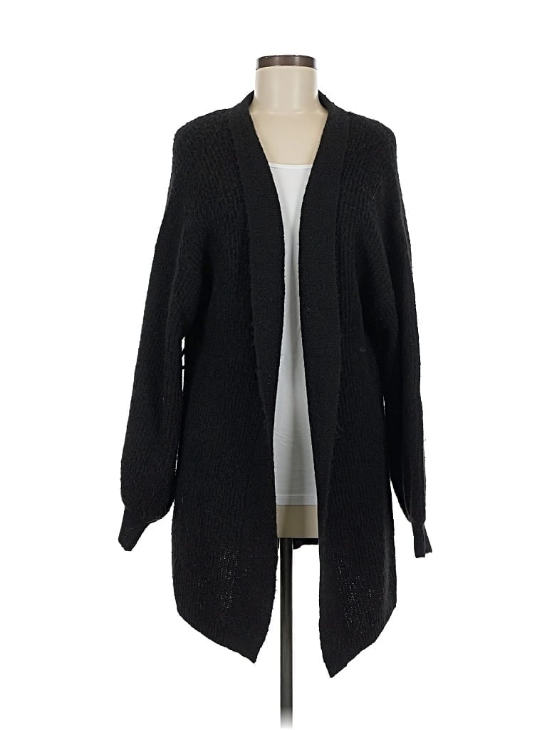 Pre-owned Vigoss Cardigan Sweater In Black